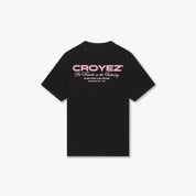 CROYEZ ARTWORK T-SHIRT | BLACK/PINK