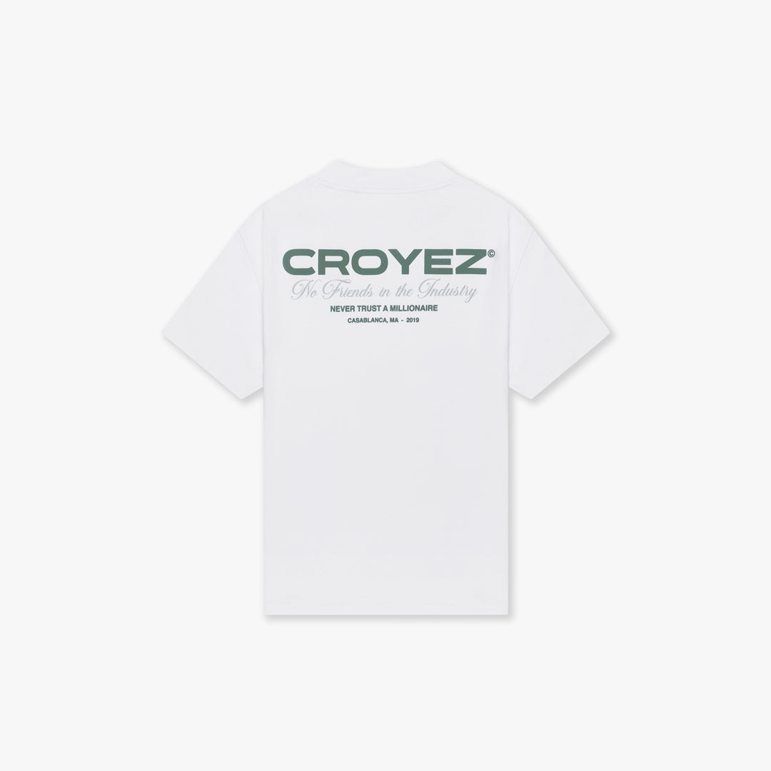 CROYEZ ARTWORK T-SHIRT | WHITE/GREEN