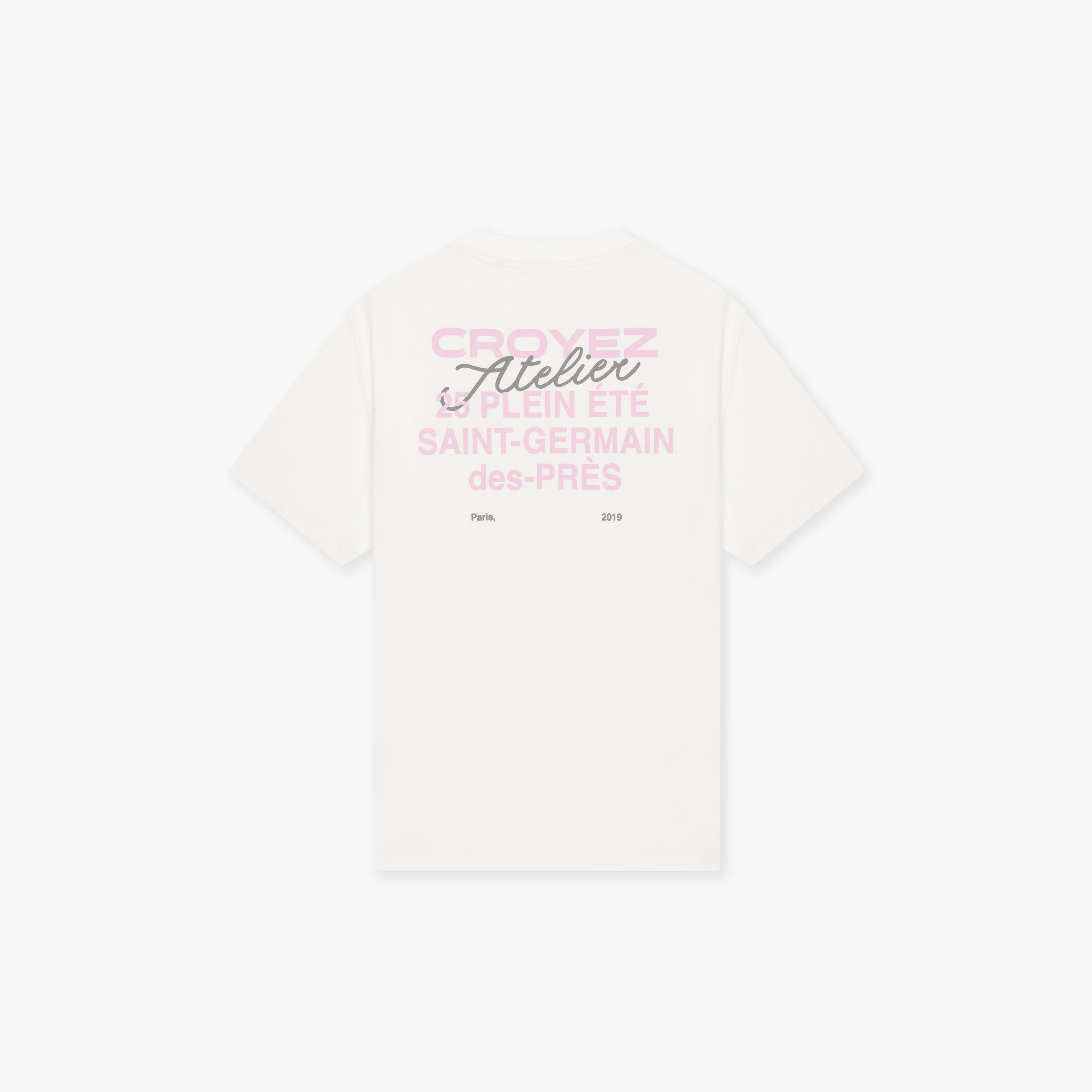 CROYEZ PLEIN ÉTÉ T-SHIRT | OFF-WHITE/PINK