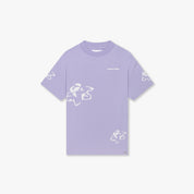 CROYEZ INITIAL FLOWER T-SHIRT | LILAC