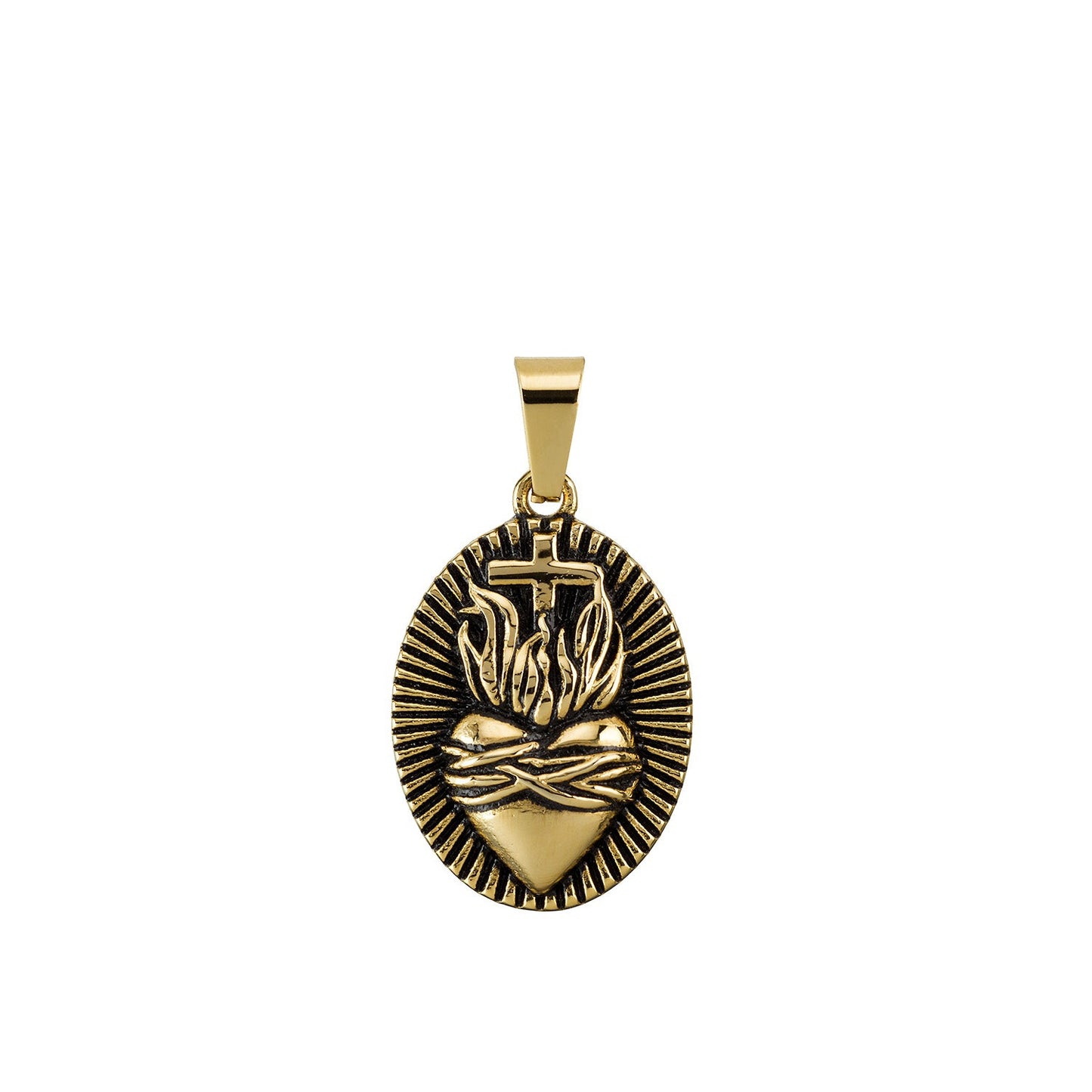 CROYEZ BOX SACRED HEART LAYERUP - GOLD