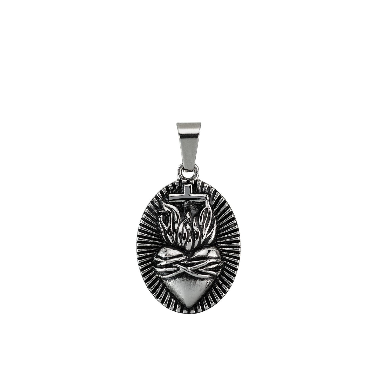 CROYEZ BOX SACRED HEART LAYERUP - SILVER