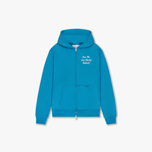 CROYEZ KISS ME LIKE ZIP HOODIE | BLUE