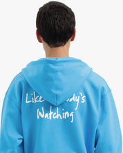 CROYEZ KISS ME LIKE ZIP HOODIE | BLUE