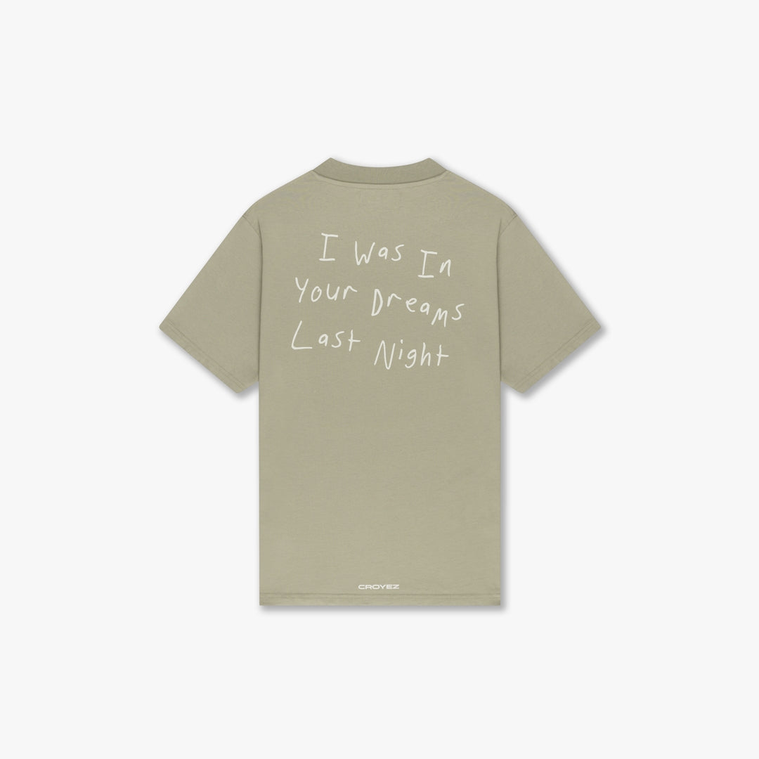 CROYEZ IN YOUR DREAMS T-SHIRT | DUSTY OLIVE