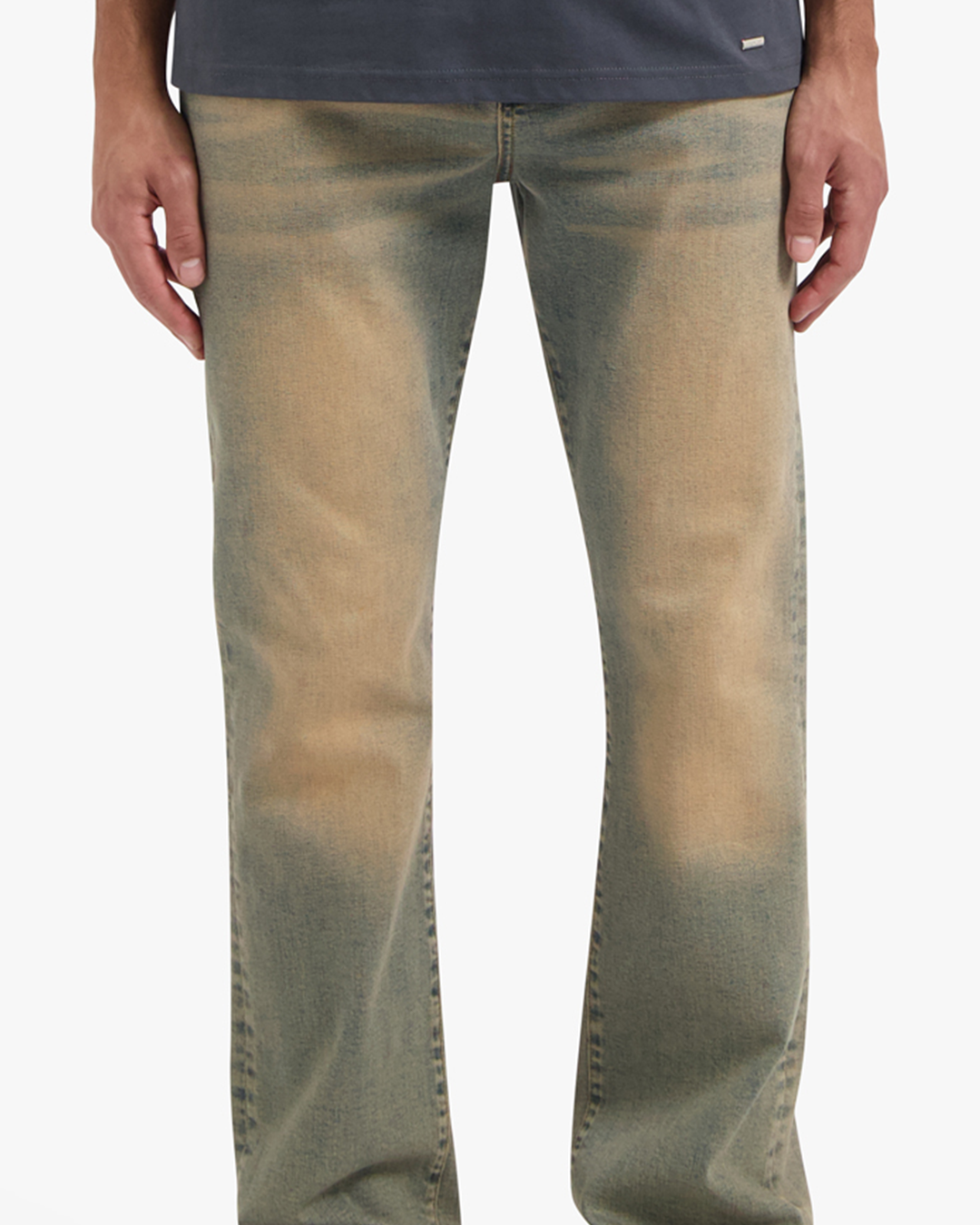 CROYEZ SAND WASHED STRAIGHT LEG DENIM | LIGHT BLUE