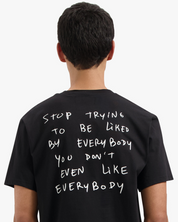 CROYEZ LIKED BY EVERYBODY T-SHIRT | BLACK