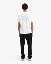 CROYEZ STITCHED HEART T-SHIRT | WHITE