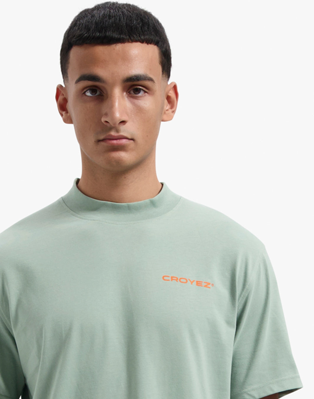 CROYEZ FAMILY OWNED BUSINESS T-SHIRT - GREEN/ORANGE