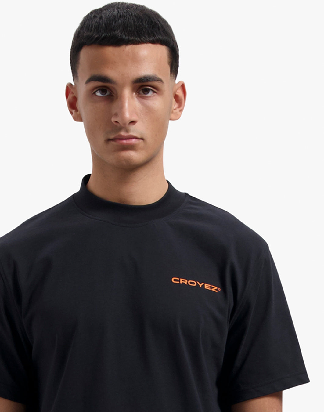 CROYEZ FAMILY OWNED BUSINESS T-SHIRT - BLACK/ORANGE