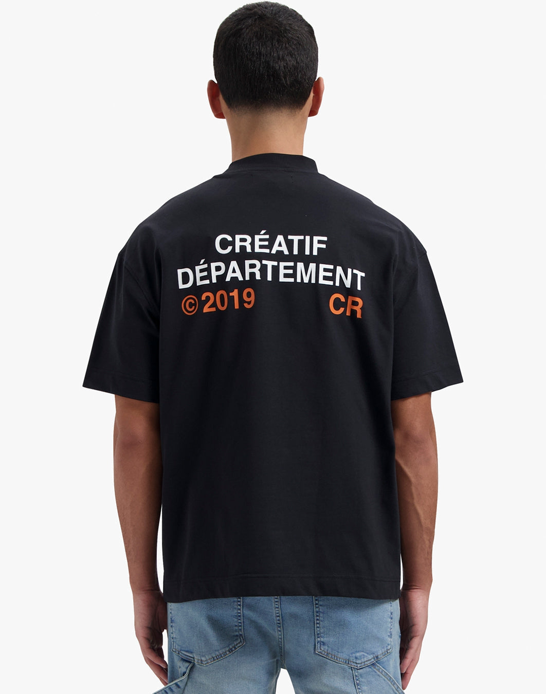 CROYEZ CRÉATIF DÉPARTEMENT T-SHIRT - BLACK/WHITE