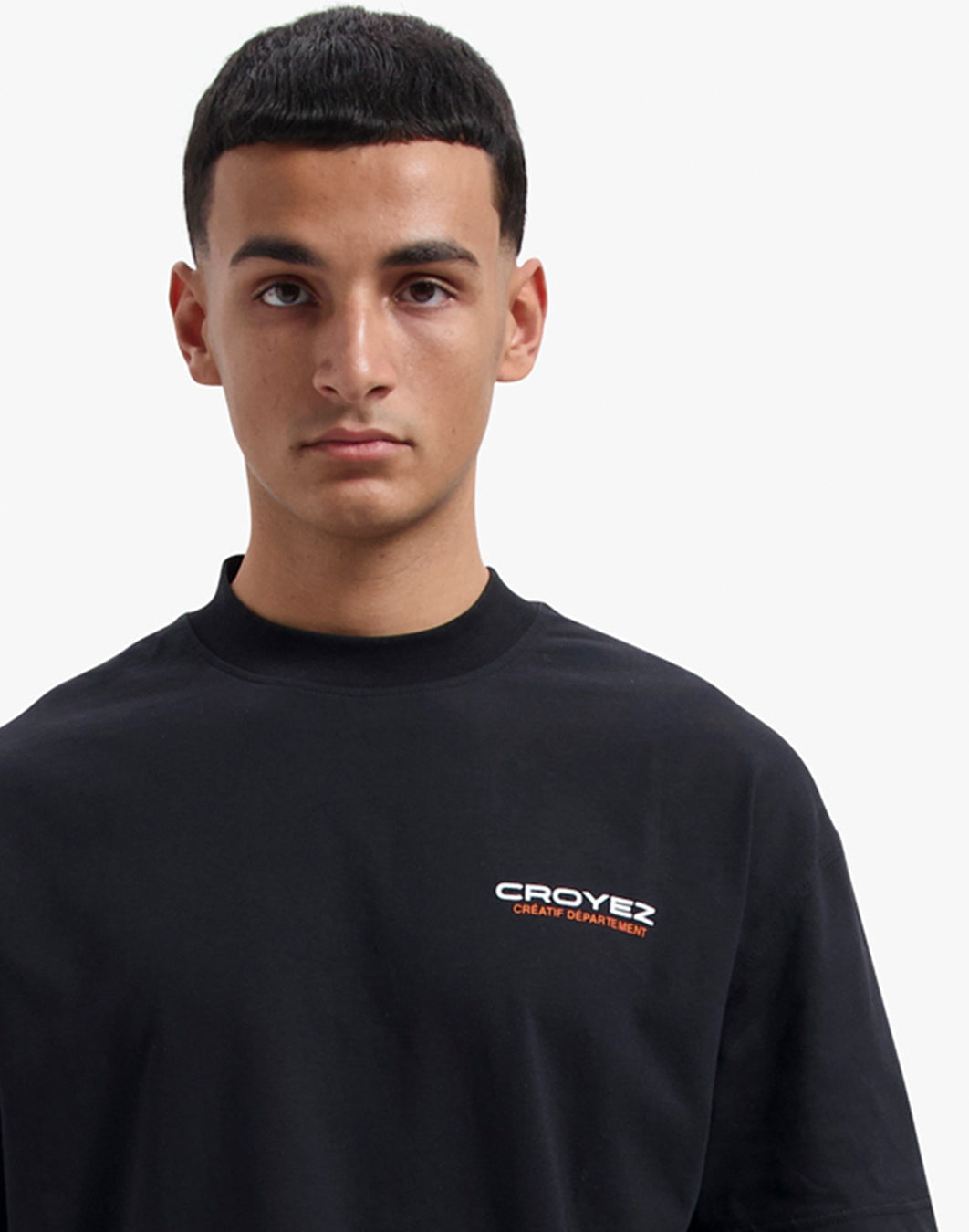 CROYEZ CRÉATIF DÉPARTEMENT T-SHIRT - BLACK/WHITE