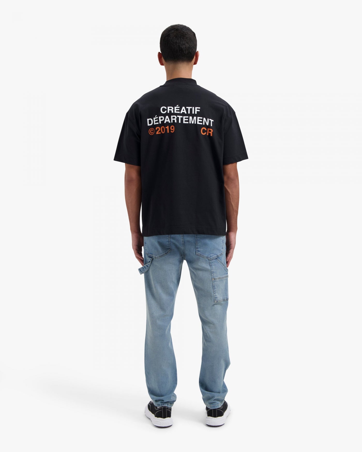 CROYEZ CRÉATIF DÉPARTEMENT T-SHIRT - BLACK/WHITE