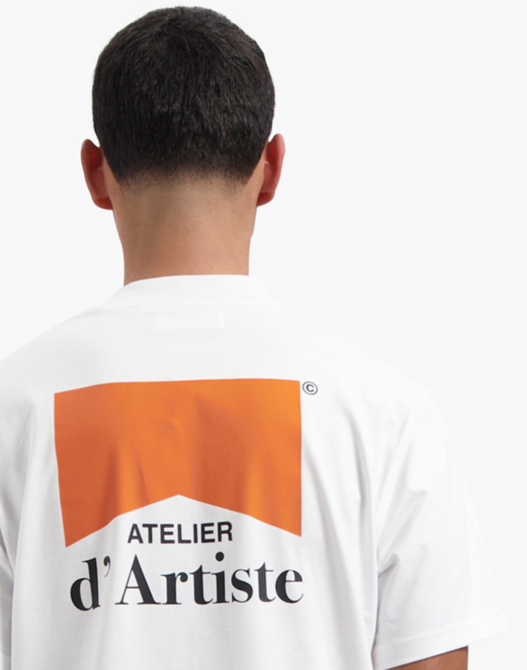 CROYEZ FUMES T-SHIRT - WHITE/ORANGE