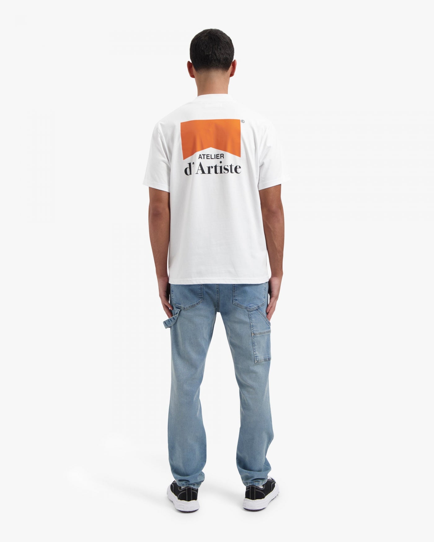 CROYEZ FUMES T-SHIRT - WHITE/ORANGE