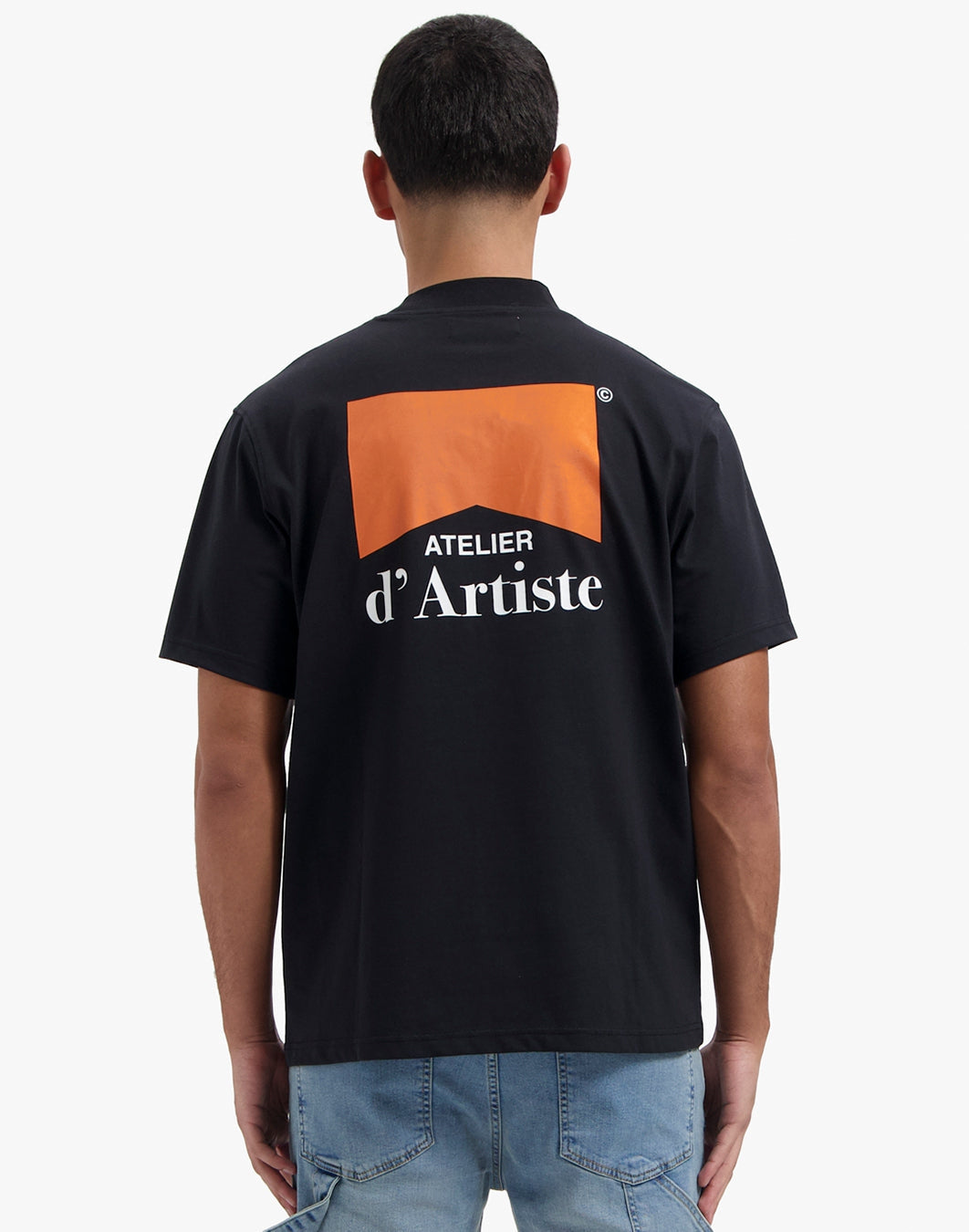 CROYEZ FUMES T-SHIRT | BLACK/ORANGE