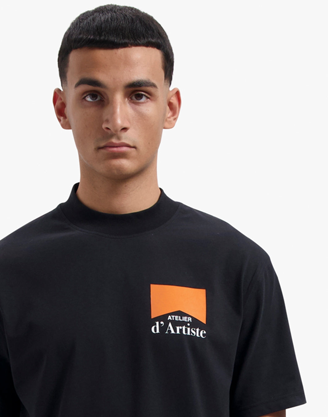 CROYEZ FUMES T-SHIRT | BLACK/ORANGE