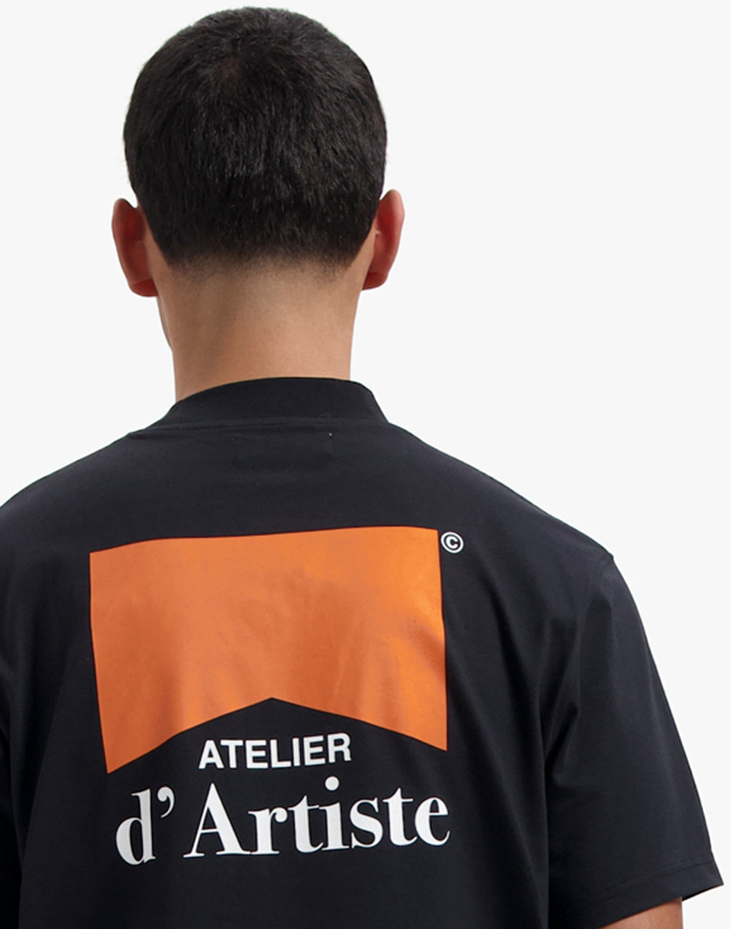 CROYEZ FUMES T-SHIRT | BLACK/ORANGE