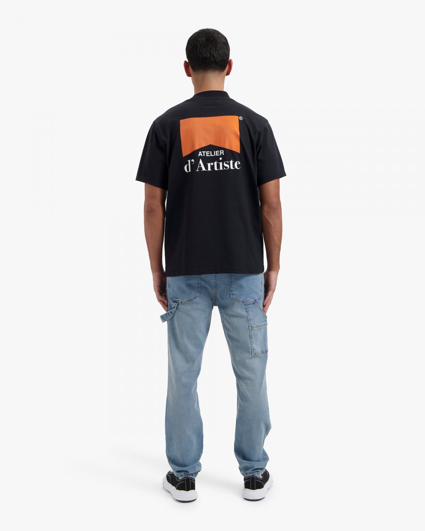 CROYEZ FUMES T-SHIRT | BLACK/ORANGE
