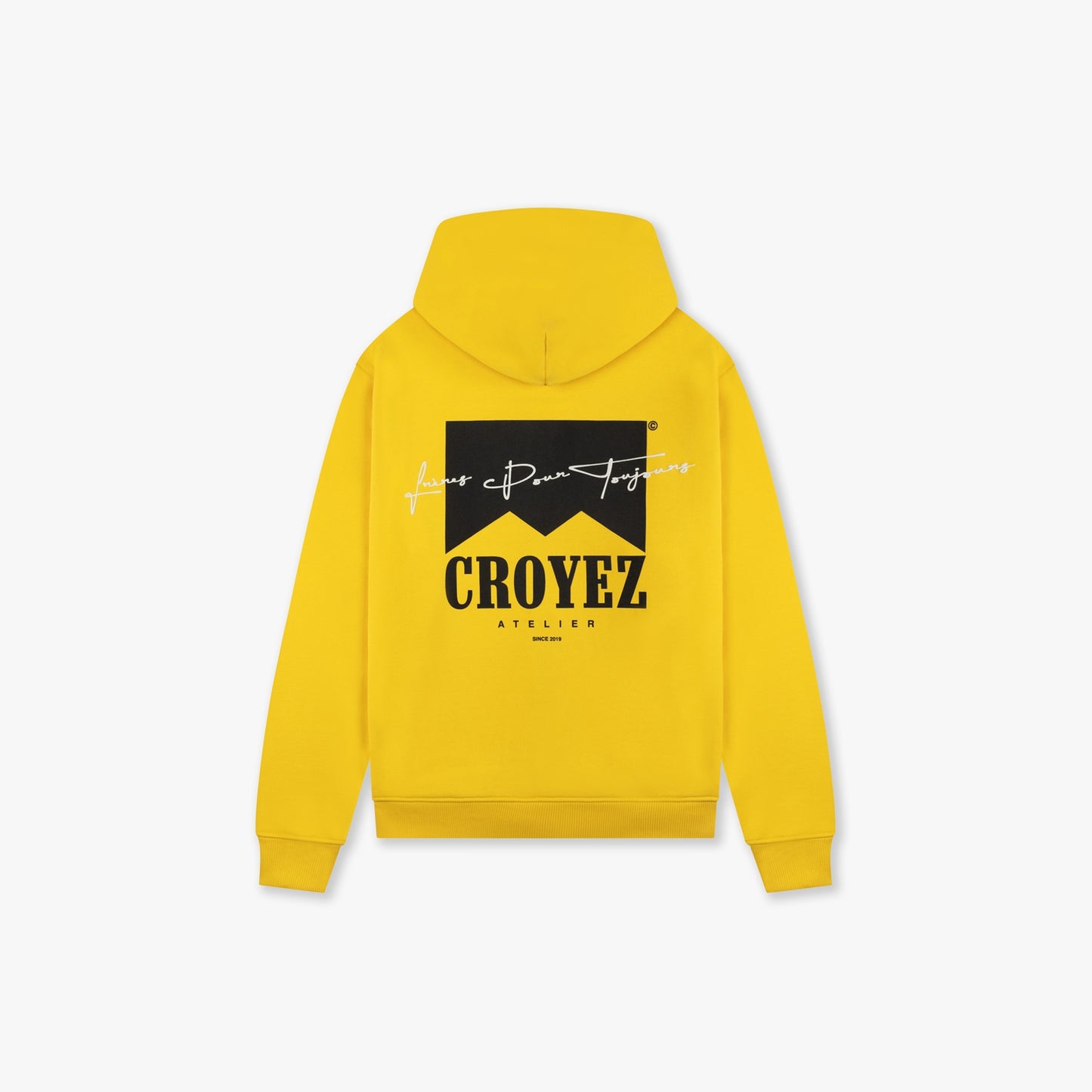 CROYEZ FUMES ZIP HOODIE - YELLOW