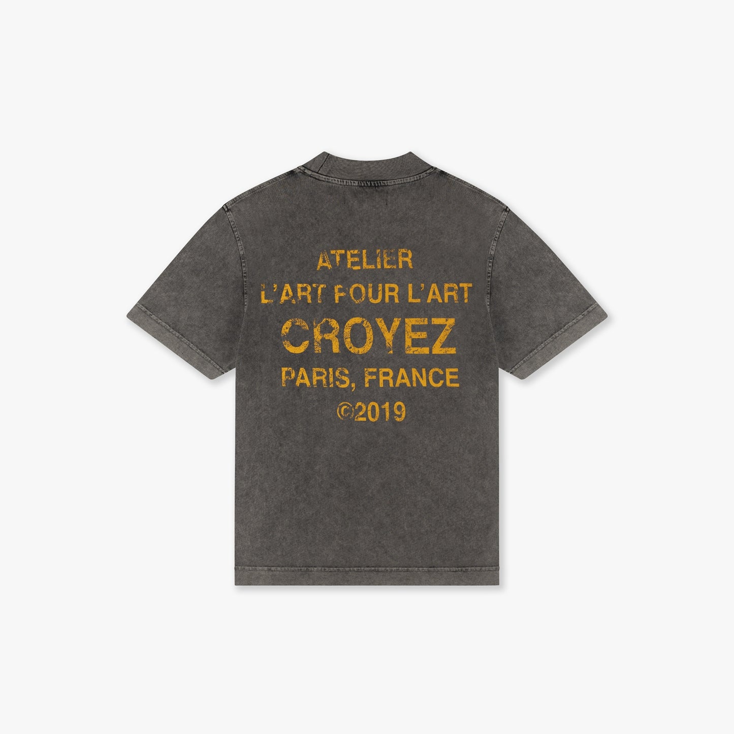 CROYEZ GALLERY GRUNGE T-SHIRT - ACID WASH