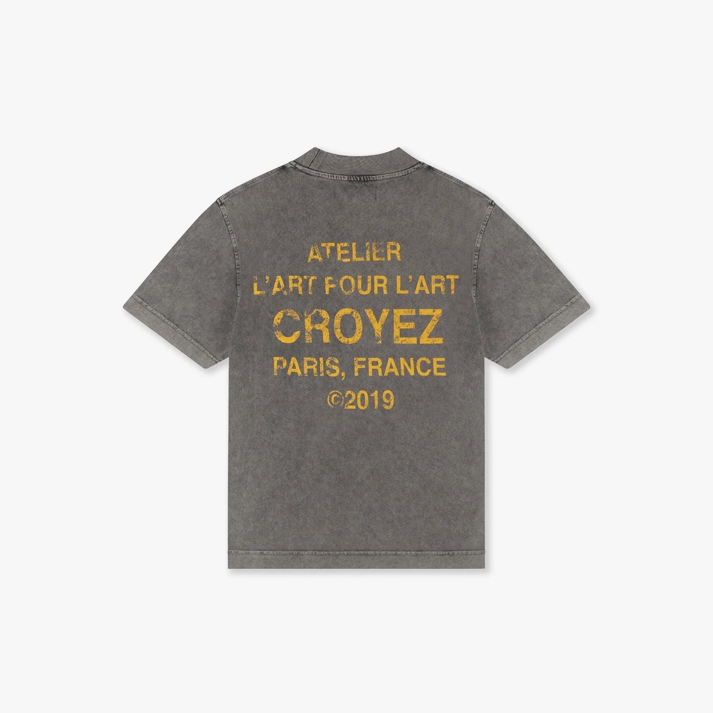CROYEZ GALLERY GRUNGE T-SHIRT | ACID WASH