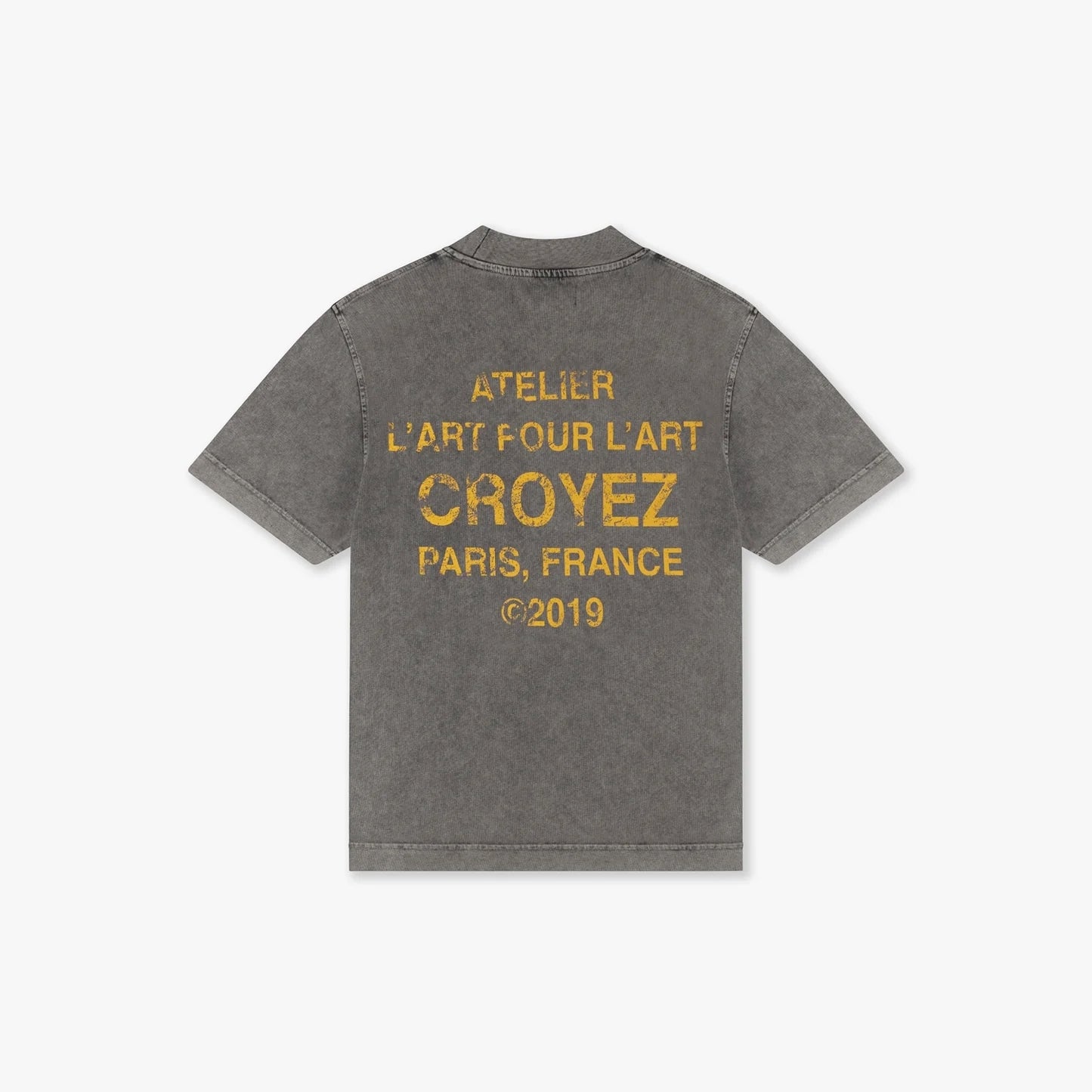 CROYEZ GALLERY GRUNGE T-SHIRT - ACID WASH