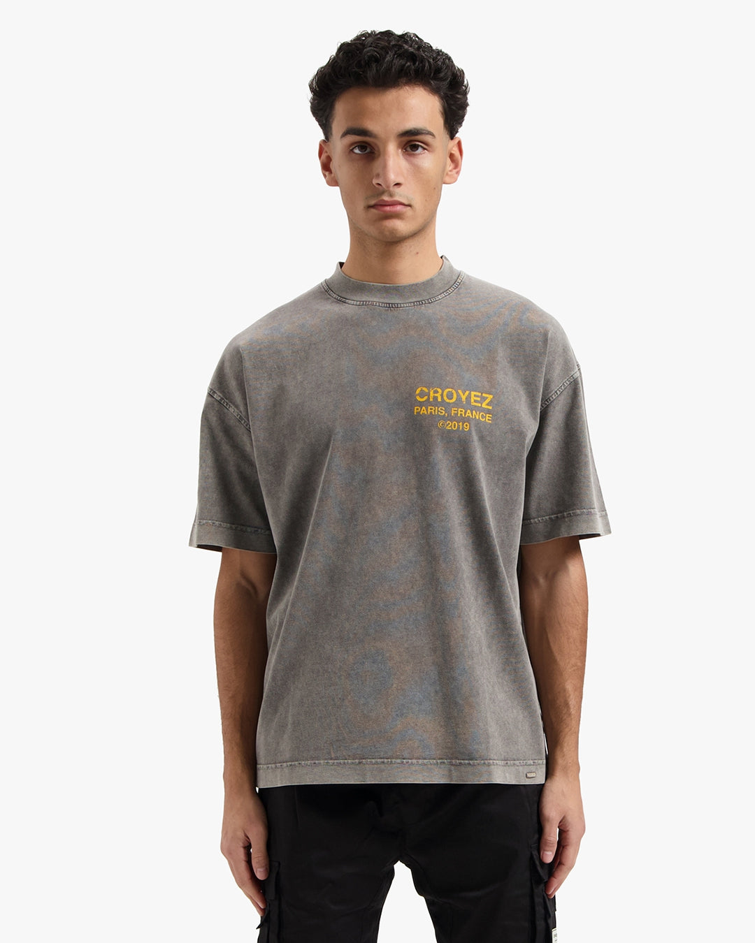 CROYEZ GALLERY GRUNGE T-SHIRT - ACID WASH