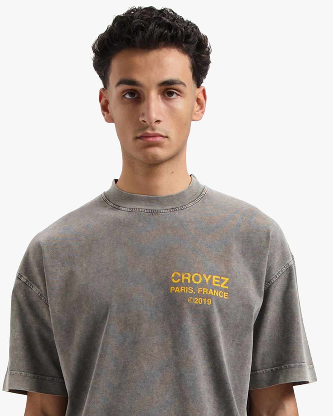CROYEZ GALLERY GRUNGE T-SHIRT | ACID WASH
