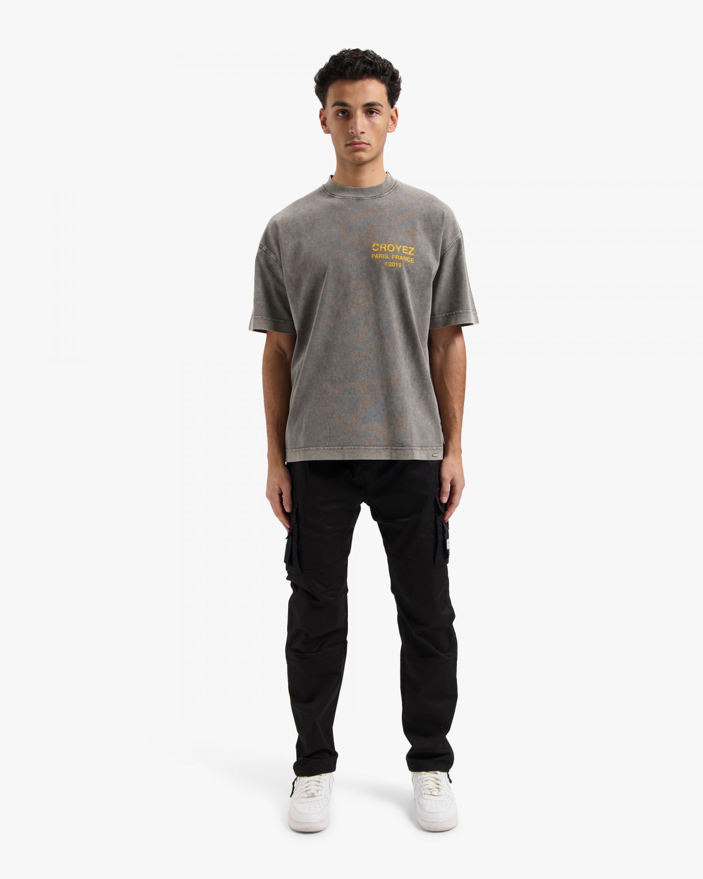 CROYEZ GALLERY GRUNGE T-SHIRT | ACID WASH