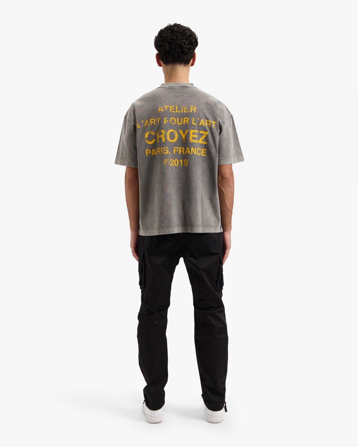 CROYEZ GALLERY GRUNGE T-SHIRT | ACID WASH