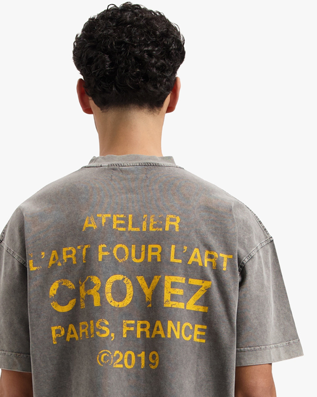 CROYEZ GALLERY GRUNGE T-SHIRT | ACID WASH