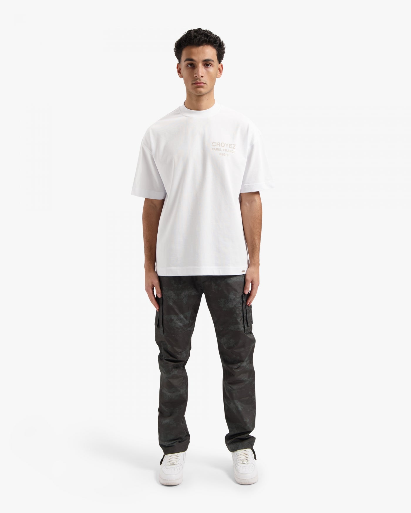 CROYEZ GALLERY GRUNGE T-SHIRT | WHITE