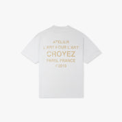 CROYEZ GALLERY GRUNGE T-SHIRT | WHITE