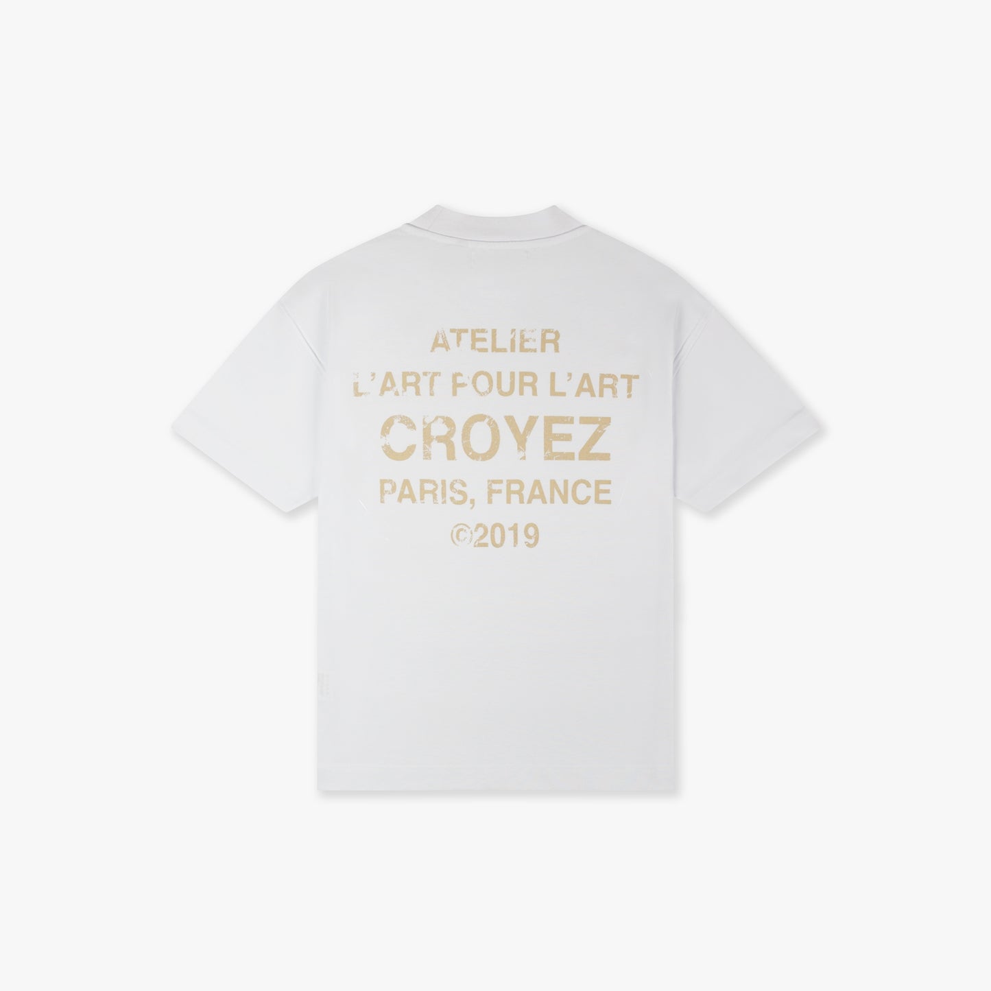 Croyez Gallery Grunge T-Shirt | White