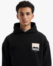 CROYEZ FUMES HOODIE | BLACK/BEIGE