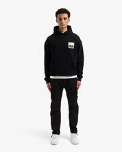 CROYEZ FUMES HOODIE | BLACK/BEIGE