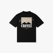 CROYEZ FUMES T-SHIRT | BLACK/BEIGE
