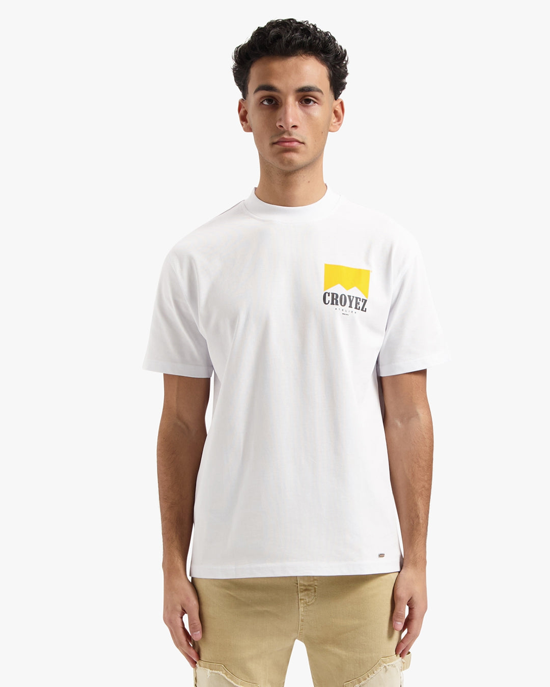 Croyez Fumes T-Shirt | White/Yellow