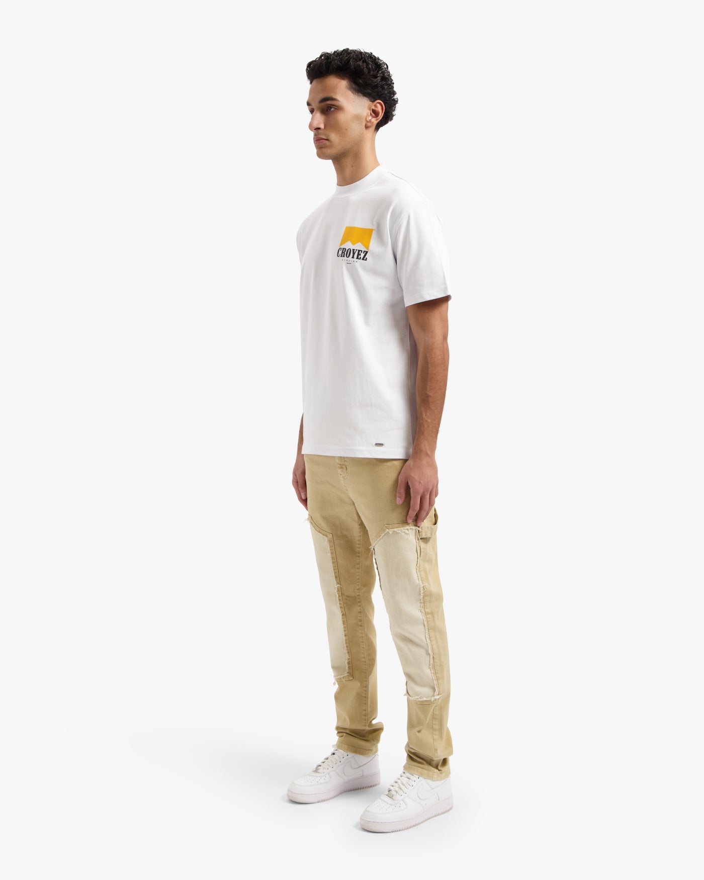 Croyez Fumes T-Shirt | White/Yellow