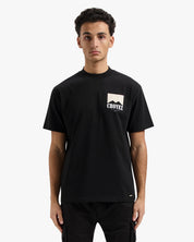 CROYEZ FUMES T-SHIRT | BLACK/BEIGE