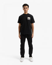 CROYEZ FUMES T-SHIRT | BLACK/BEIGE