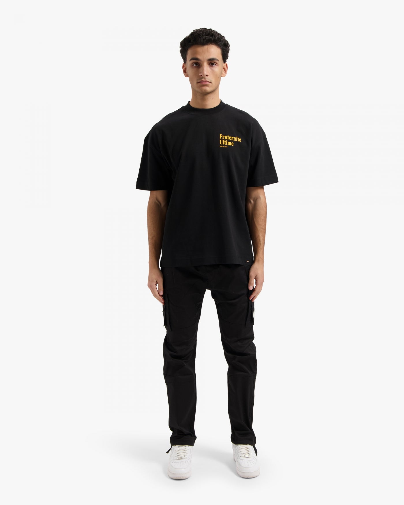 CROYEZ VINTAGE EAGLE T-SHIRT | BLACK/YELLOW