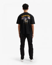 CROYEZ VINTAGE EAGLE T-SHIRT | BLACK/YELLOW