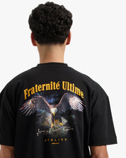 CROYEZ VINTAGE EAGLE T-SHIRT | BLACK/YELLOW