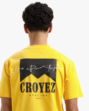 CROYEZ FUMES T-SHIRT | YELLOW