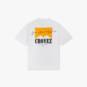 CROYEZ FUMES T-SHIRT | WHITE/YELLOW