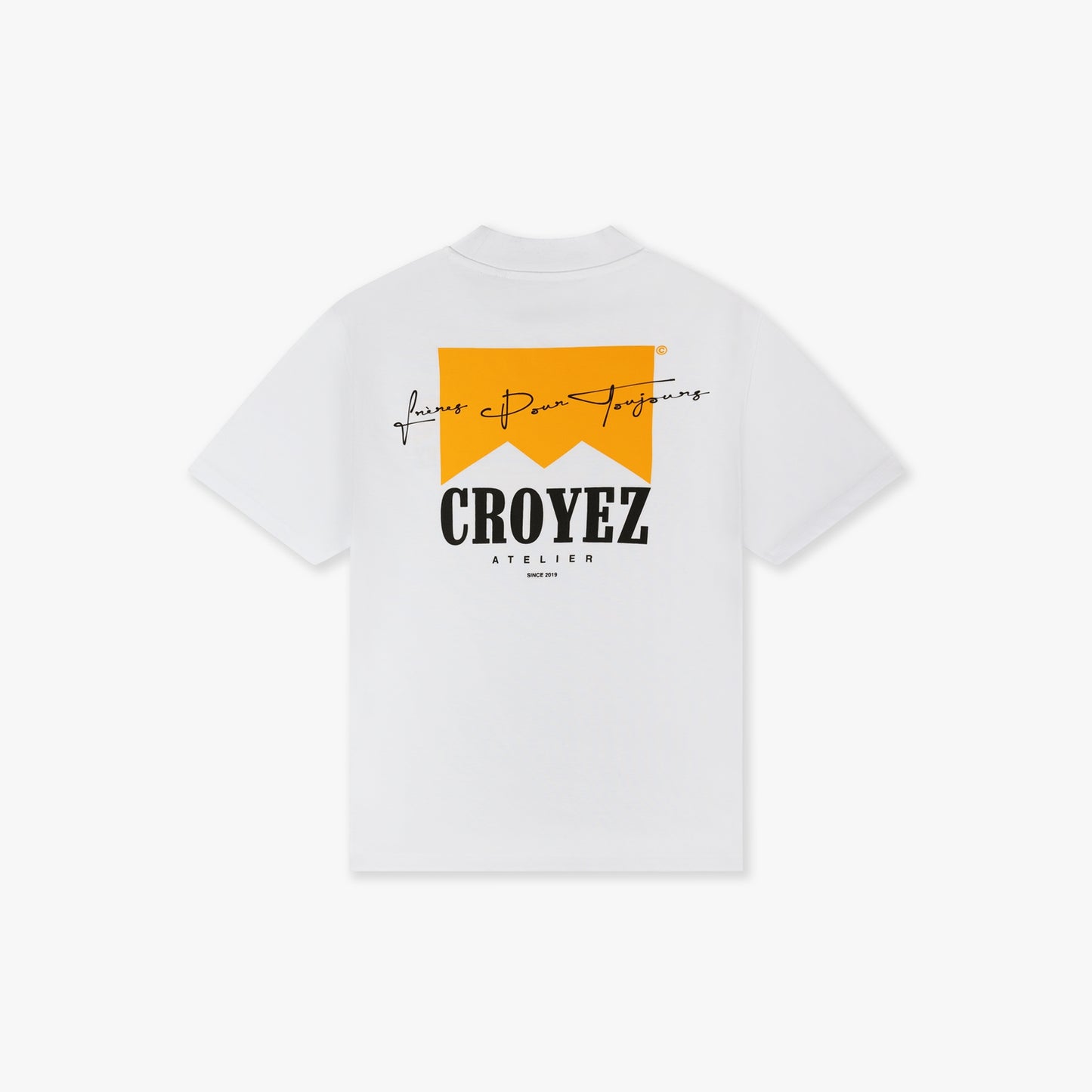 Croyez Fumes T-Shirt | White/Yellow