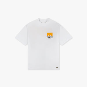 CROYEZ FUMES T-SHIRT | WHITE/YELLOW