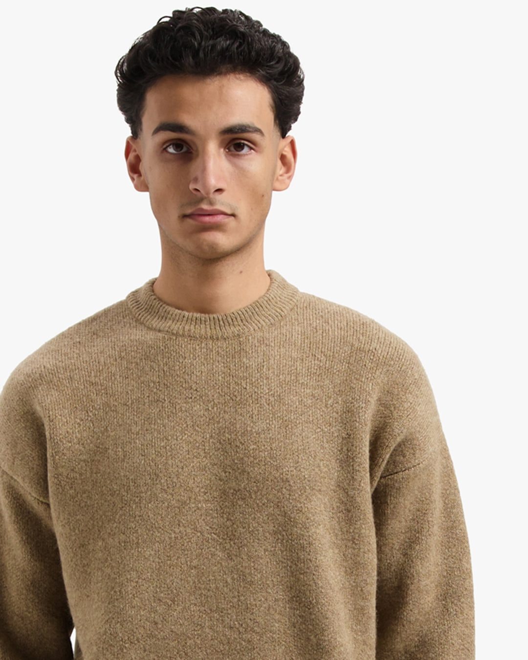 CROYEZ GALLERY KNIT SWEATER | BEIGE/BLACK